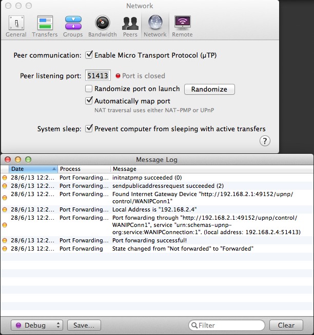 This is the screenshot of the log.